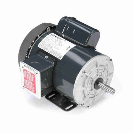 Leeson General Purpose Farm Duty Motor 1 HP, 1 phase, 1800 RPM, 115/208-230 V, 56 Frame, TEFC F104